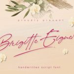 Brigitte Eigner Font Poster 2