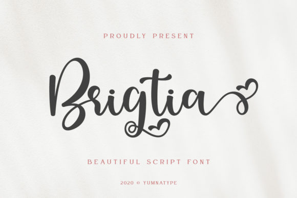 Brigtia Font Poster 1