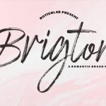 Brigton Font Poster 1