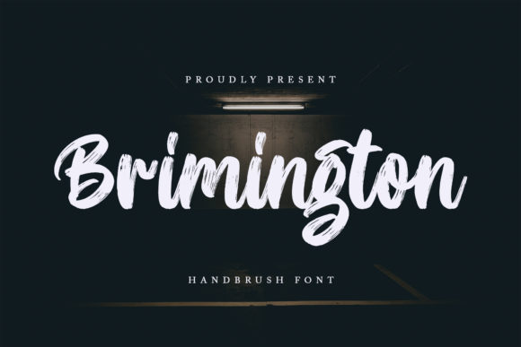 Brimington Font Poster 1