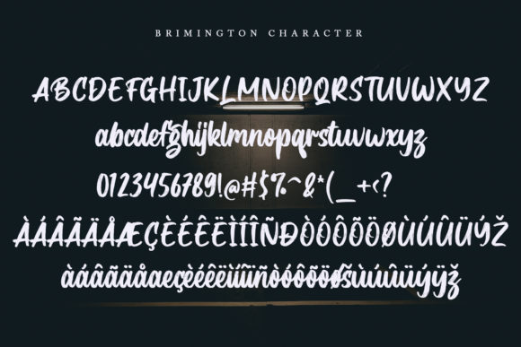 Brimington Font Poster 6