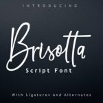 Brisotta Font Poster 1