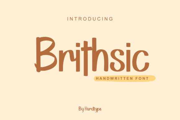 Brithsic Font Poster 1