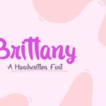 Brittany Font Poster 1