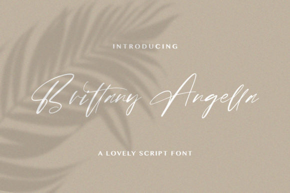 Brittany Angella Font Poster 1