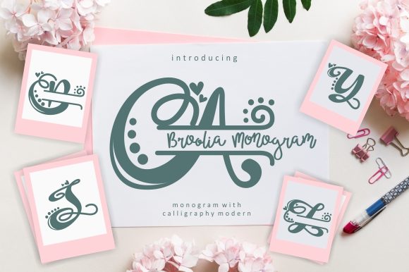 Broolia Monogram Font