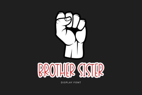 Brother Sister Font Poster 1