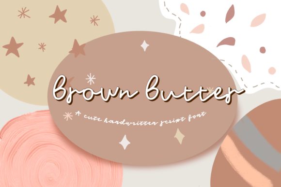 Brown Butter Font Poster 1