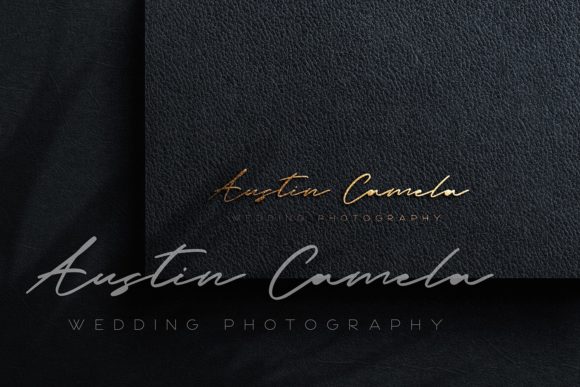 Brown Carlson Font Poster 5