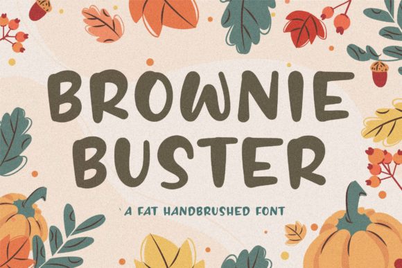 Brownie Buster Font Poster 1