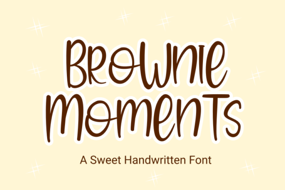 Brownie Moments Font Brownie Moments Font Poster 1