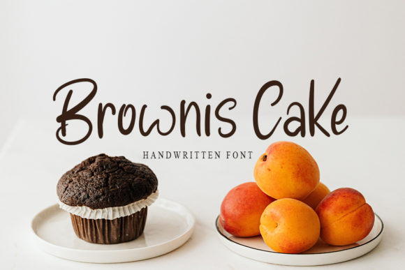 Brownis Cake Font Poster 1
