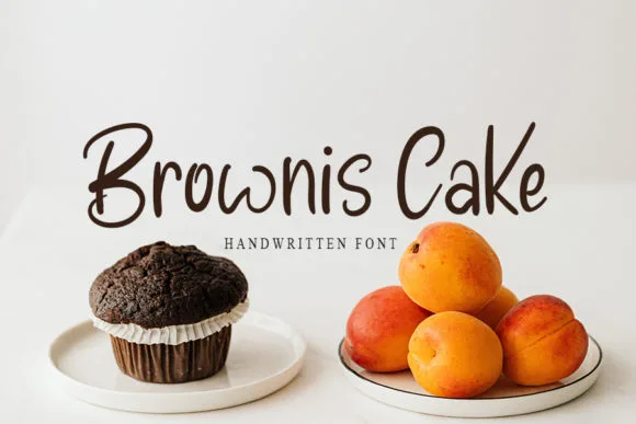 Brownis Cake Font Brownis Cake Font Poster 1