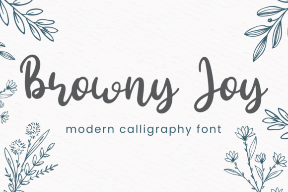 Browny Joy Font Poster 1