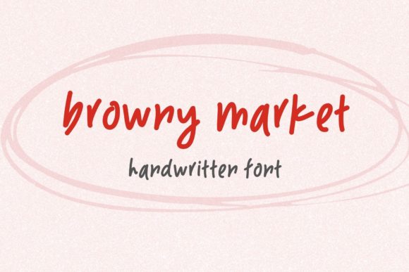 Browny Market Font Poster 1
