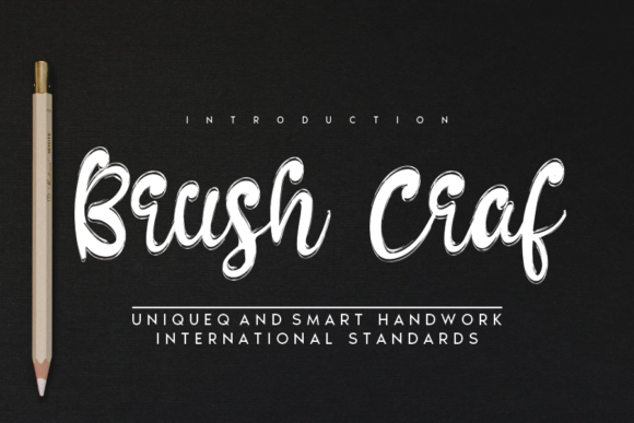 Brush Craf Font Poster 1