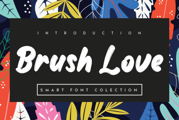 Brush Love Font Poster 1