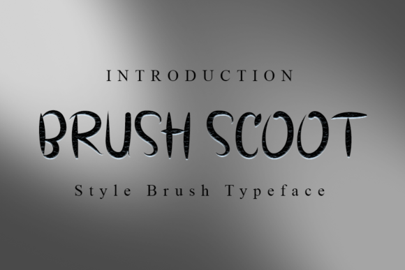Brush Scoot Font Poster 1