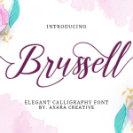 Brussell Font Poster 1