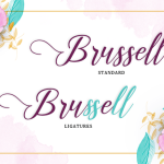 Brussell Font Poster 8