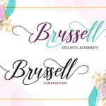 Brussell Font Poster 9