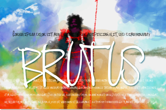 Brutus Font Poster 1