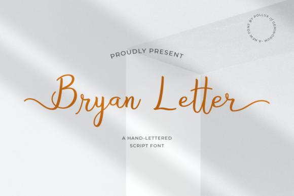 Bryan Letter Font Poster 1