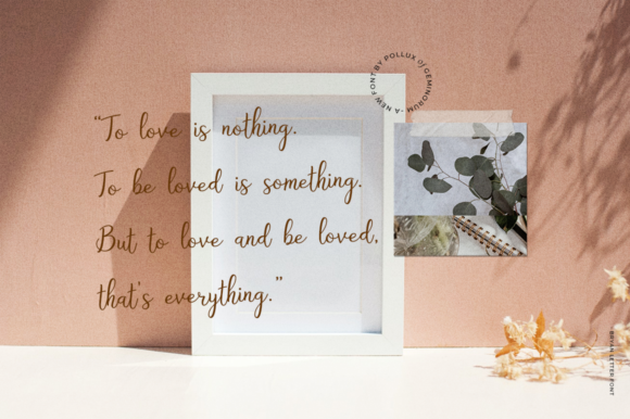 Bryan Letter Font Poster 2