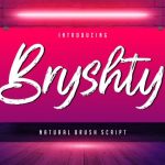 Bryshty Font Poster 1