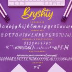 Bryshty Font Poster 7