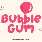 Bubble Gum Font Poster 1