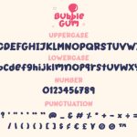 Bubble Gum Font Poster 3