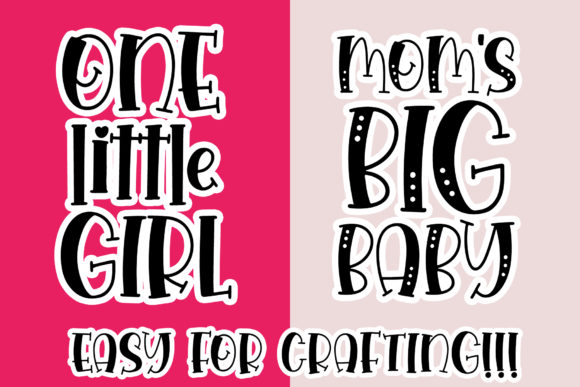 Bubble Pink Font Poster 2