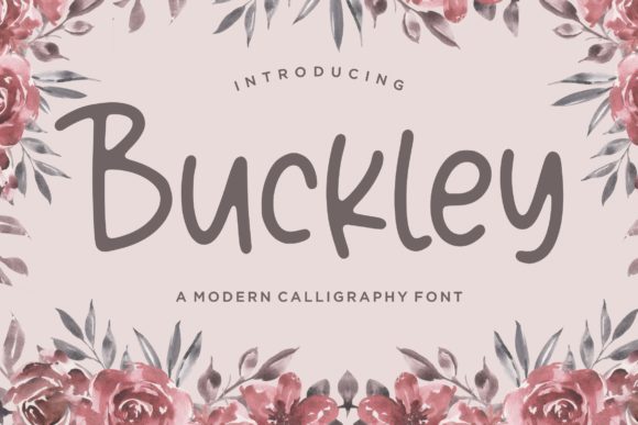 Buckley Font Poster 1