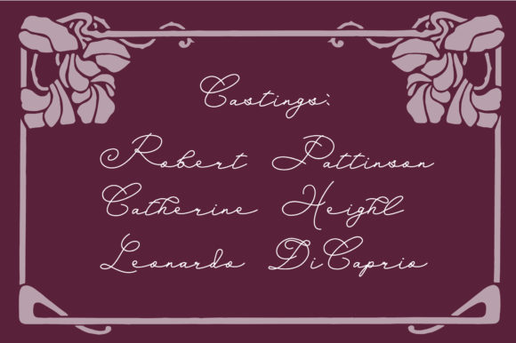 Budapest Girl Font Poster 5