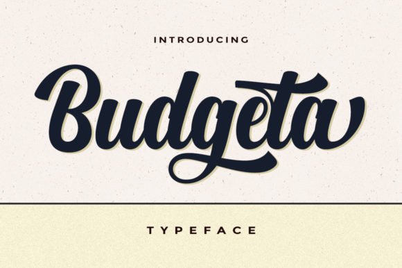 Budgeta Font Poster 1