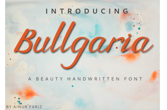 Bullgaria Font Poster 1