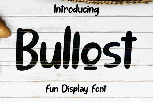 Bullost Font Poster 1
