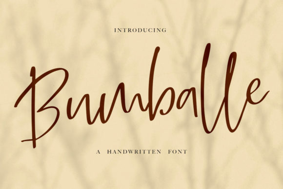 Bumballe Font Poster 1