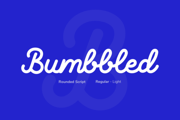 Bumbbled Font Poster 1