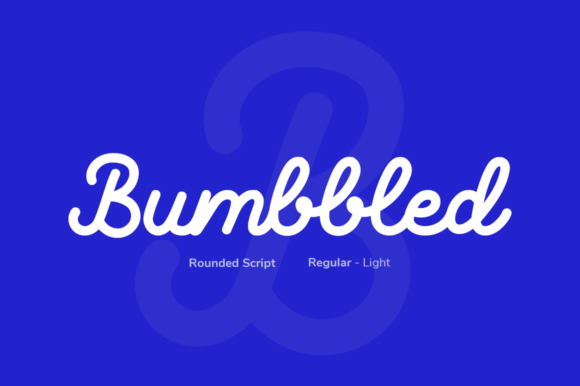 Bumbbled Font Bumbbled Font Poster 1