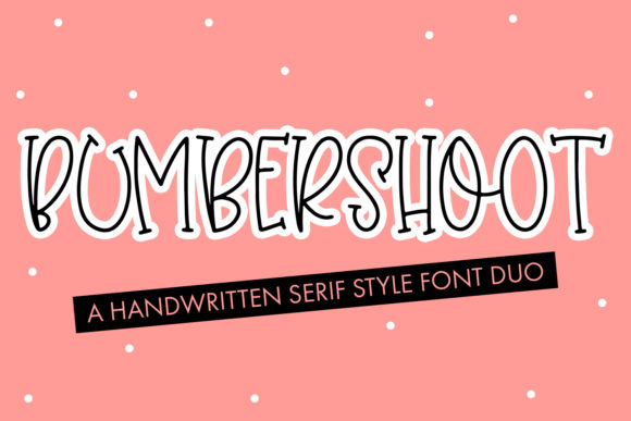 Bumbershoot Font Poster 1