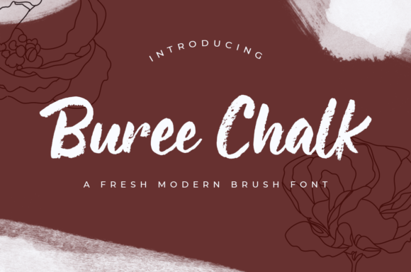 Buree Chalk Font Poster 1