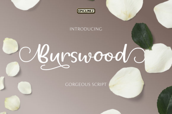 Burswood Font Poster 1