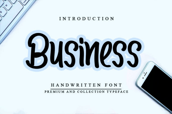 Business Font Poster 1