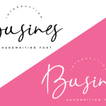 Business Font Poster 2