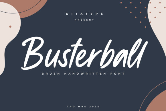 Busterball Font Poster 1