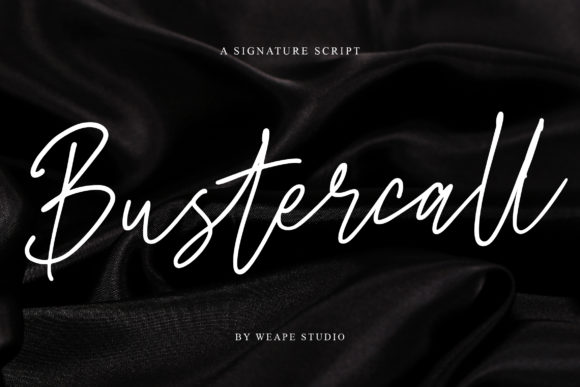 Bustercall Font Poster 1