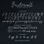 Bustercall Font Poster 9