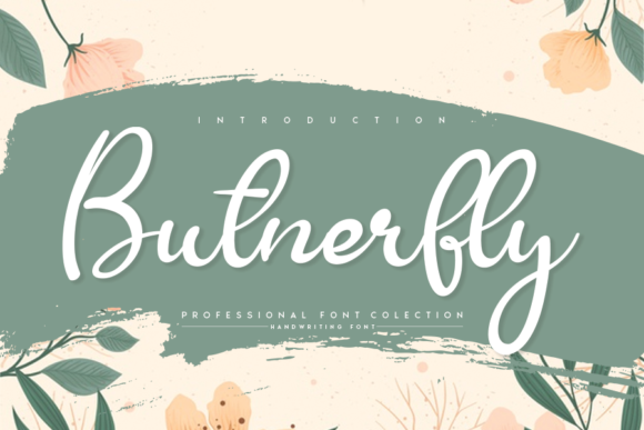 Butnerfly Font Poster 1